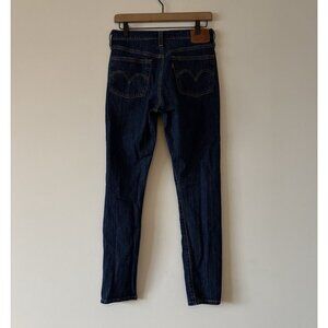 Levi’s 501 S Premium Skinny Womens Blue Jeans Size 27x30 Casual Button Fly